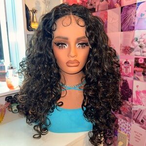 Curly Lace Front Wig – Natural Curls